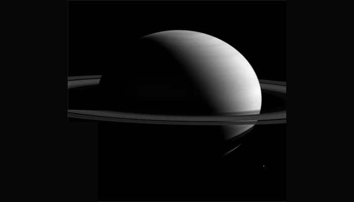 See pic: Saturn in all its glory and the dwarf moon!