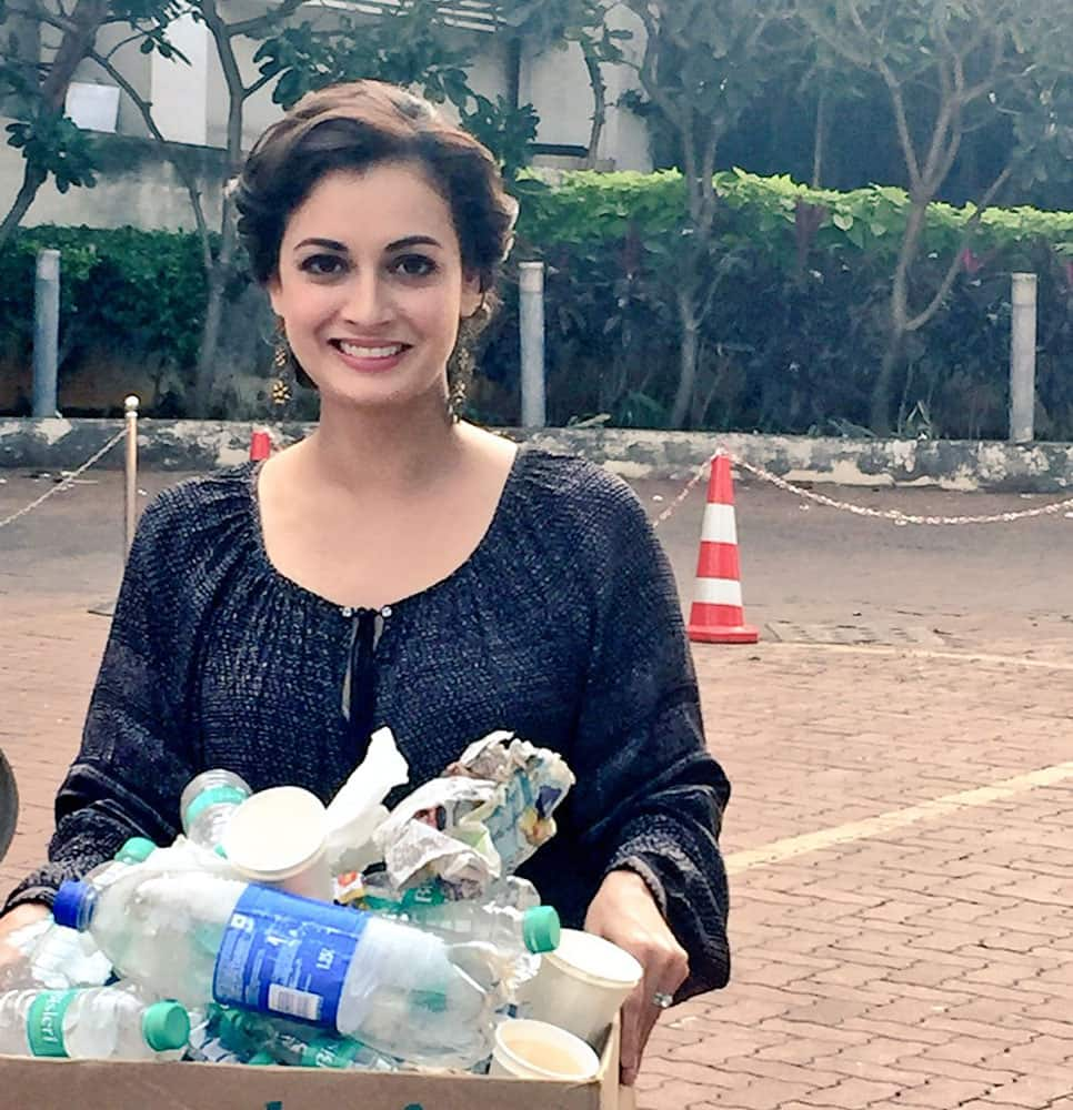 Dia Mirza ‏:- Every personal action counts but government needs to ensure #WasteManagement We can CLEAN India. #SwachhIndia -twitter