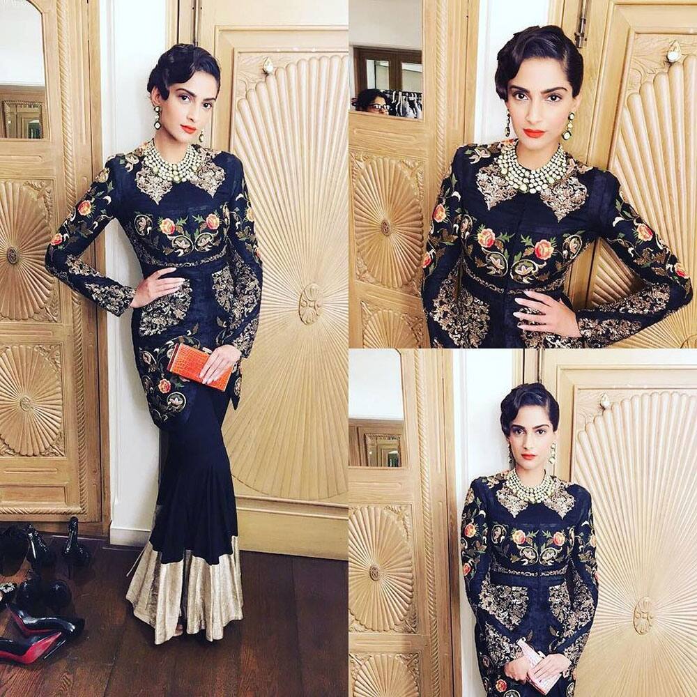 Sonam Kapoor :- In @hermes @houseofcb @suhanipittie MUA @nitinlotlikar hair @alpakhimani stylist @rheakapo… -twitter