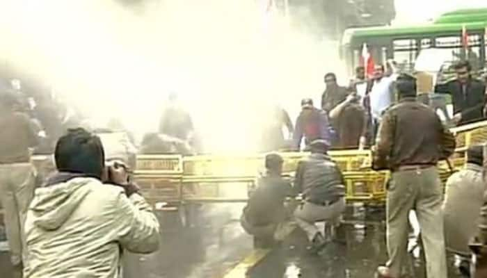 Dalit scholar suicide: Students protest outside HRD ministry in Delhi, cops use water cannon