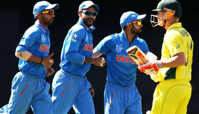 India vs Australia, 4th ODI: Field umpire John Ward officiates under helmet  