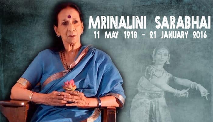 Legendary danseuse Mrinalini Sarabhai passes away at 97