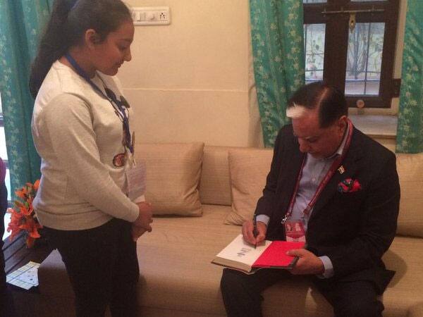 One of the most gratifying experience for an author. Signing the copies of his autobiography for his grandchildren. - Twitter@_SubhashChandra