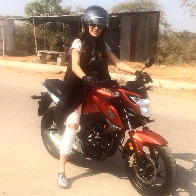 Good weather calls for a good ride. N so much fun when u have choice of bikes #bikeride #honda #lovetheride #happyme. Twitter‏@taapsee