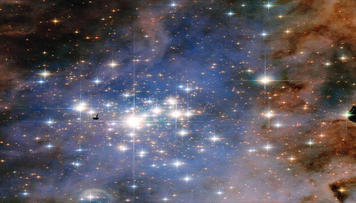 Dazzling diamond-like stars perfect visual treat