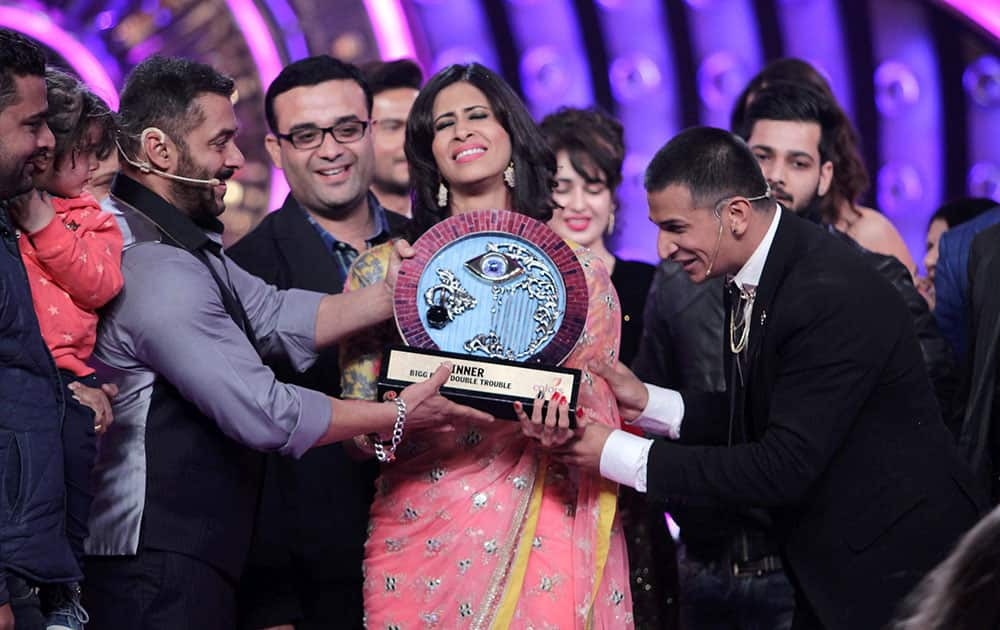 Bigg Boss ‏:- The winner of #BB9Finale is finally announced! @princenarula88 wins Bigg Boss 9 Double Trouble!  -Twitter