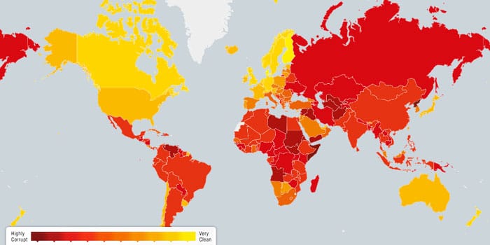 Must read: List of world&#039;s most and least corrupt countries 