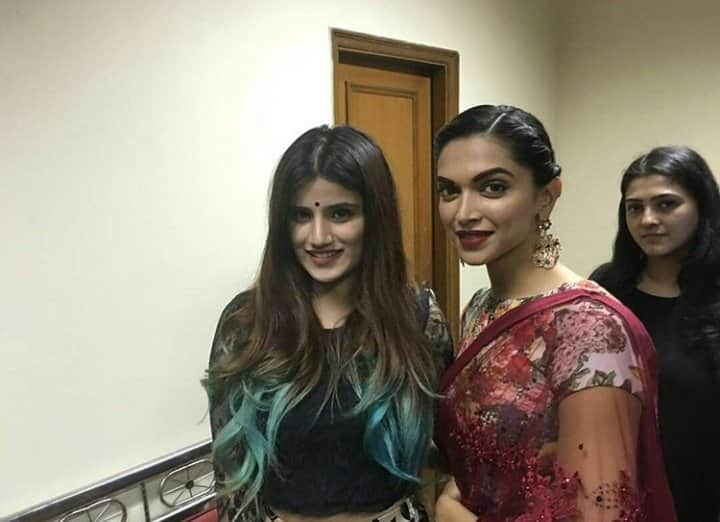 Deepika Padukone :- RT @deepikaddicts: [PIC] Deepika Padukone at a friend's sangeet ceremony today. -twitter