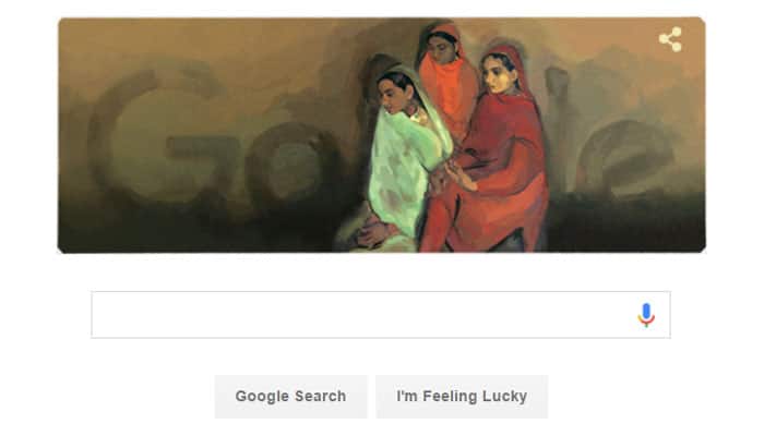 Amrita Sher-Gil&#039;s 103rd birthday: Google Doodle pays tribute to famous painter by &#039;Three Girls&#039;
