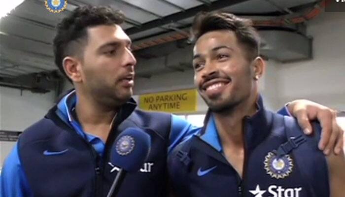 VIDEO: Yuvraj Singh, Hardik Pandya discuss latest hairstyle trends