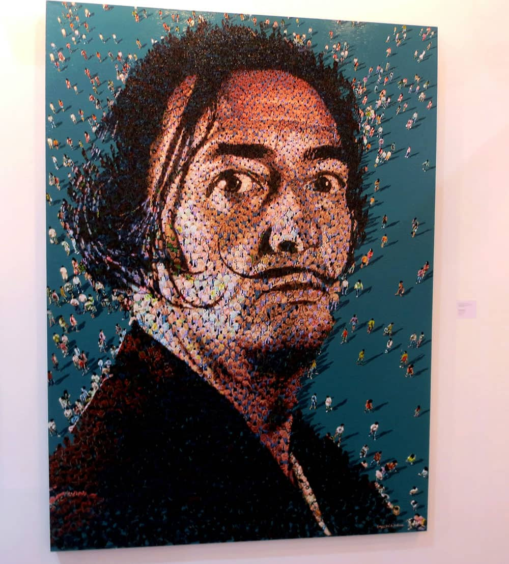 Salvador Dali, 2014, Acrylic on Canvas by Syaiful Rachman