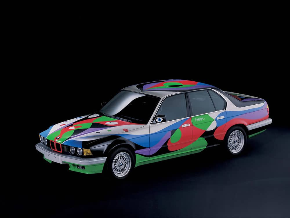 Tenth BMW730i Art Car designed by Spanish artist César Manrique.