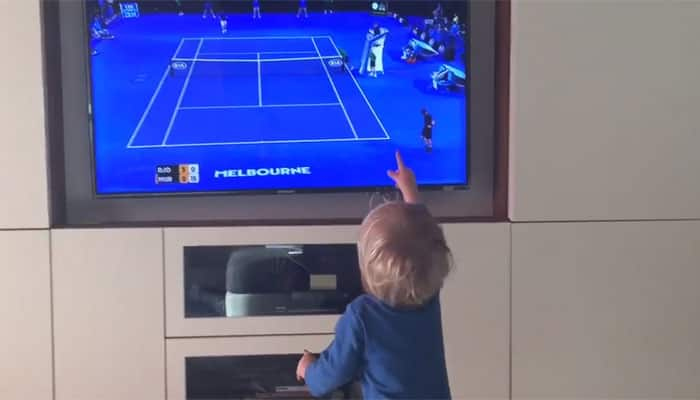 VIDEO: Watch Novak Djokovic&#039;s adorable son Stefan cheering for him during Australian Open final