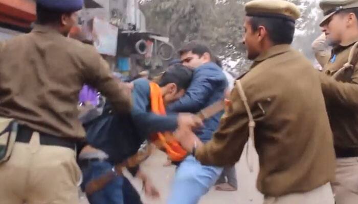 AAP releases video accusing Delhi cops of brutality against women students