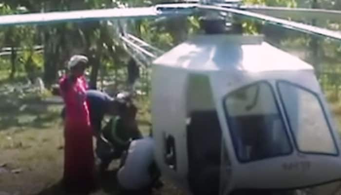 This class 3 dropout from Assam built his own helicopter - Watch