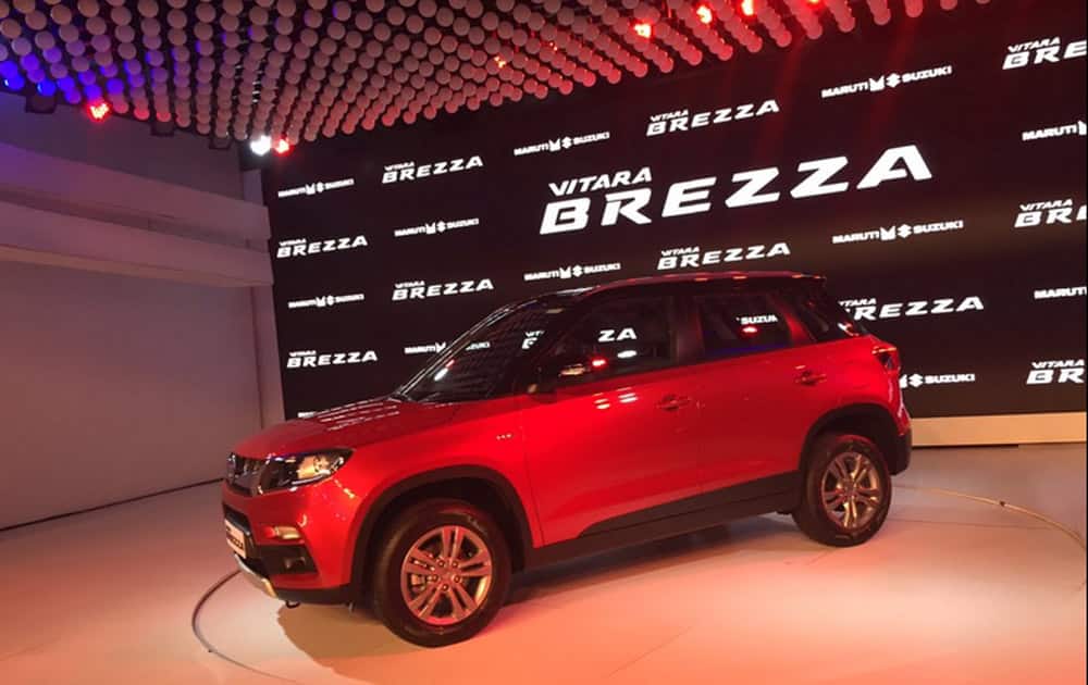 The biennial automotive show Auto Expo 2016 kicked off  with the unveiling of the much awaited Maruti Suzuki Vitara Brezza.