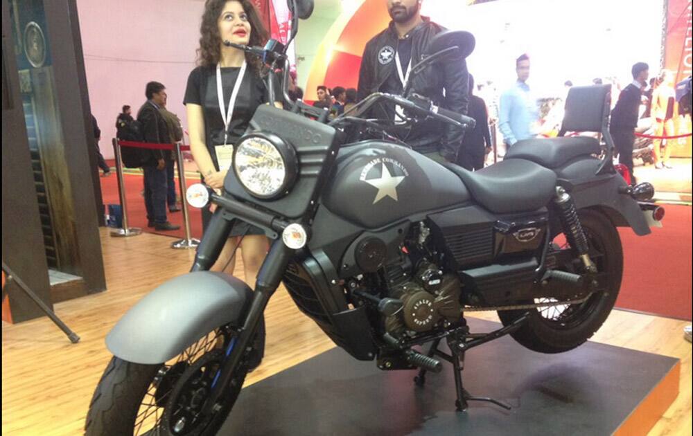 UM Renegade Commando launched at the Auto Expo 2016.