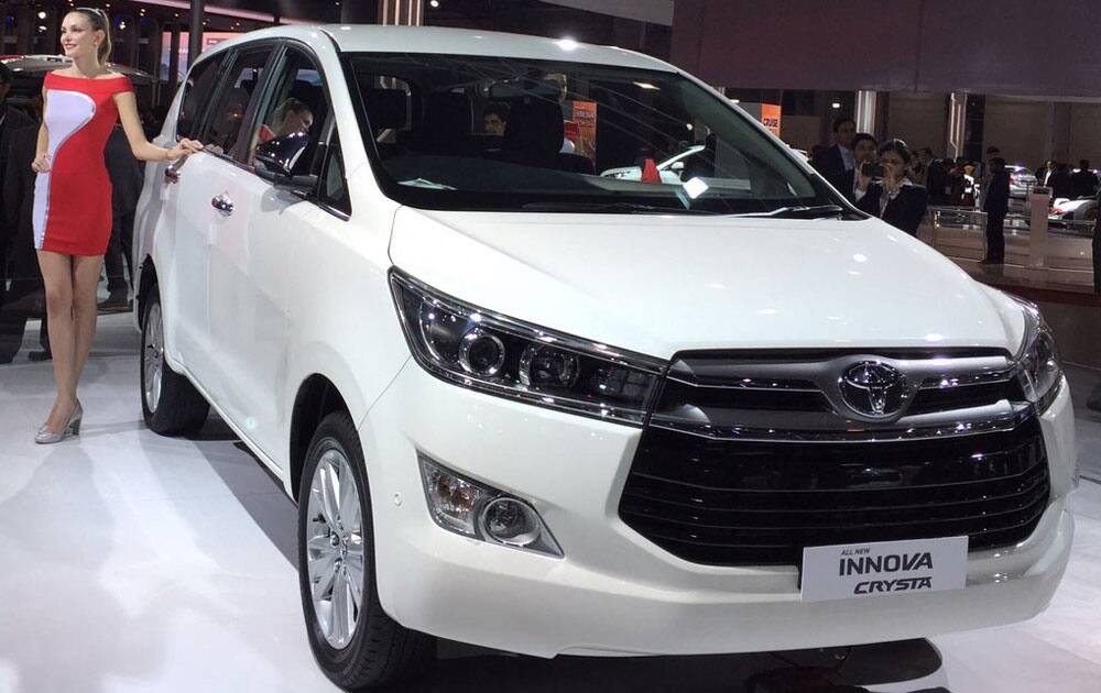 All new Innova Crysta, the MPV designed for multi-performance. 