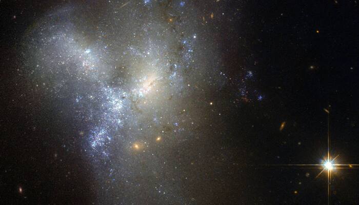See pic: NASA&#039;s Hubble views merging galaxies in Eridanus