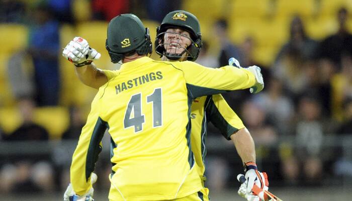 2nd ODI: Australia&#039;s David Warner, Mitchell Marsh ensure victory against New Zealand