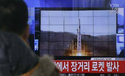 North Korea launches long-range rocket despite international warnings