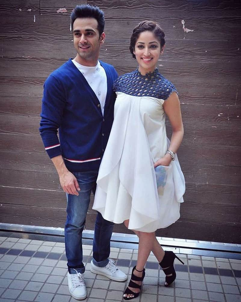 Pulkit AKASH Samrat ‏:- #AkashAndShruti @yamigautam #SanamRe12thFeb -twitter