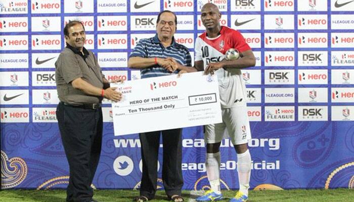 I-League 2015-16: Douhou Pierre strikes in DSK Shivajians&#039; win over Mumbai FC