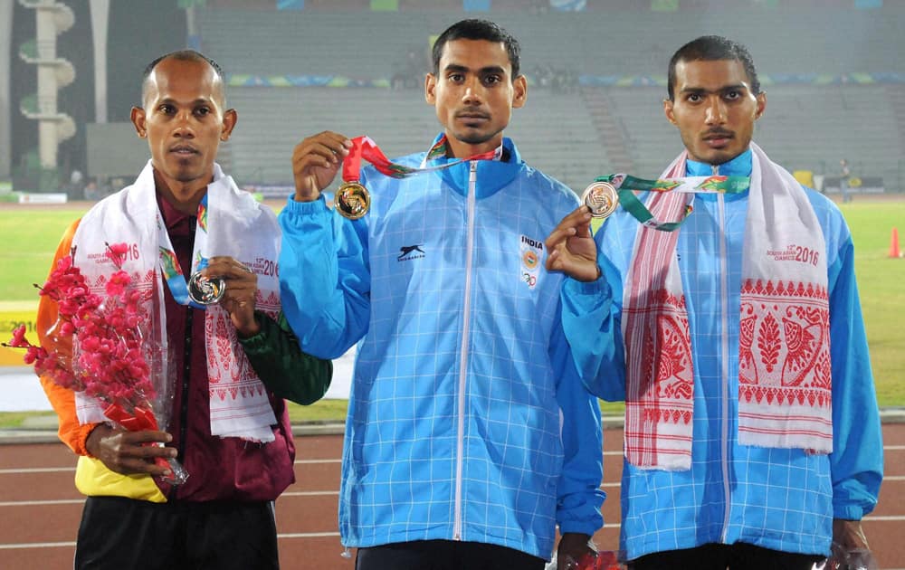 Gold pours in for India from shooting, track-and-field at South Asian Games