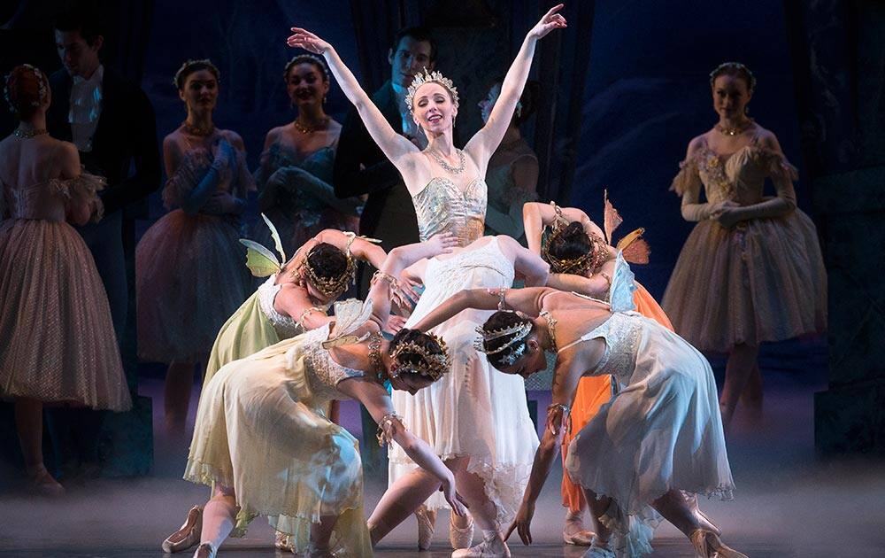 The Cincinnati Ballet performs Cinderella during dress rehearsal at the Aronoff Center, in Cincinnati.