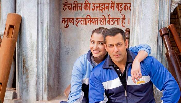 You will love this! Robust Salman Khan freezes frame with Anushka Sharma for &#039;Sultan&#039;-- See pic