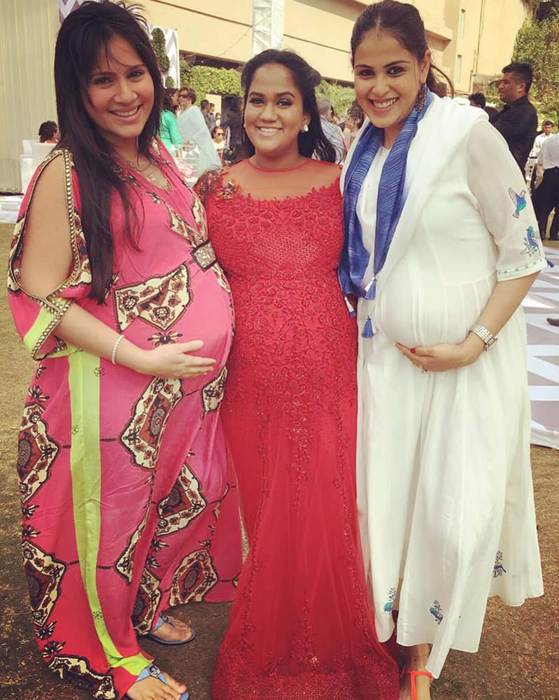 Arpita Khan Sharma :- 2 of the sweetest girlies I know,luv them @geneliad @KANCHIKAUL thnks 4 coming & celebrating our special day with us -twitter