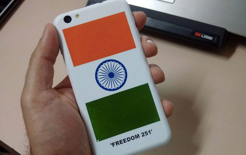 It has the Indian tri-colour flad on its back.