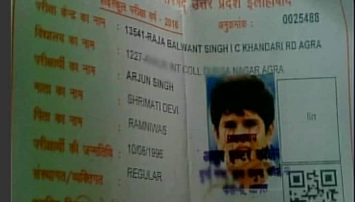 Oops! Sachin Tendulkar&#039;s son Arjun&#039;s photo in admit card of UP Grade 10 board student