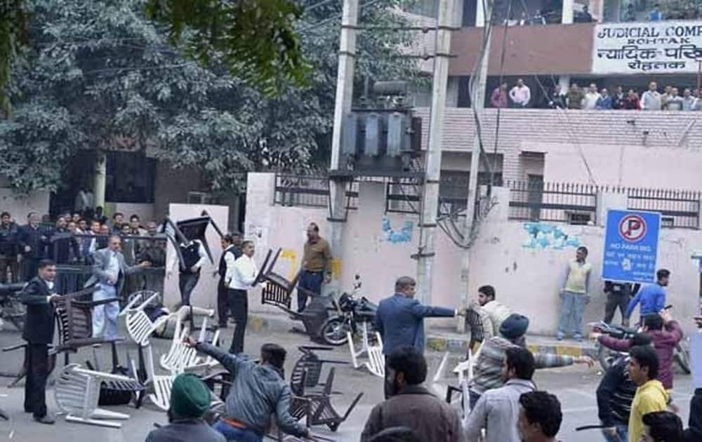 The Army was called in nine districts of Haryana and curfew was imposed in two districts of Haryana. Mob set ablaze the house of state's Finance Minister Abhimanyu and several government and private properties in Rohtak, Jhajjar, Hansi and several other parts of the state.