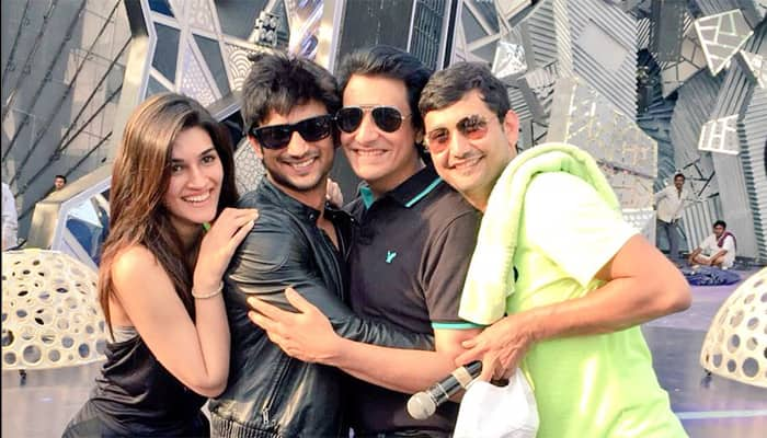 Kriti Sanon and Sushant Singh Rajput sweat out with Shiamak Davar for Zee Cine Awards!