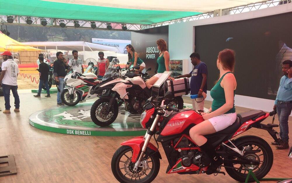 Showcasing DSK Benelli India bikes