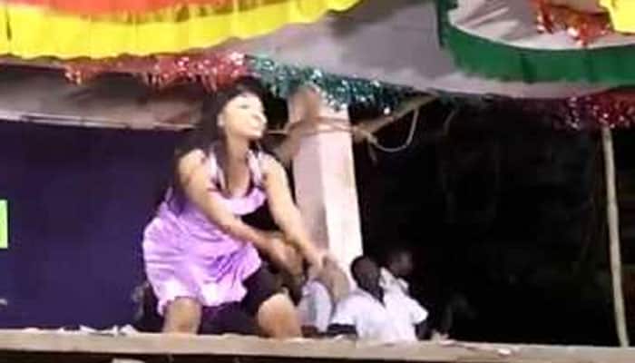 OMG! Girls in skimpy costumes perform item dance in temple; priest held