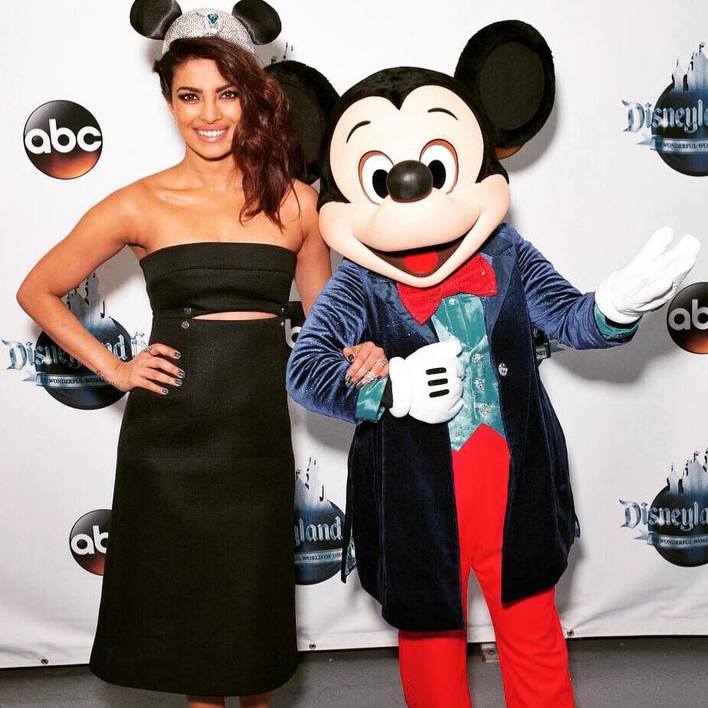 priyanka chopra :- I've always been a Disney girl and I'm thrilled to be celebrating #Disneyland60 on ABC tonight at 8/7c ! So who's watching with me? -instagram