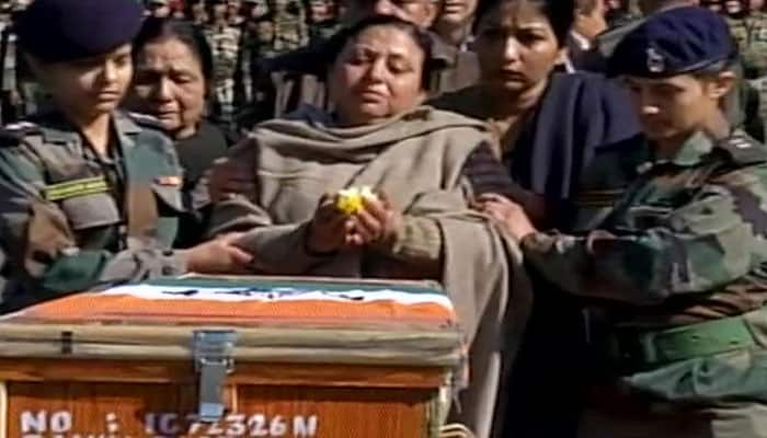 Pampore encounter: Proud family bids teary adieu to martyr Capt Tushar Mahajan-Photos