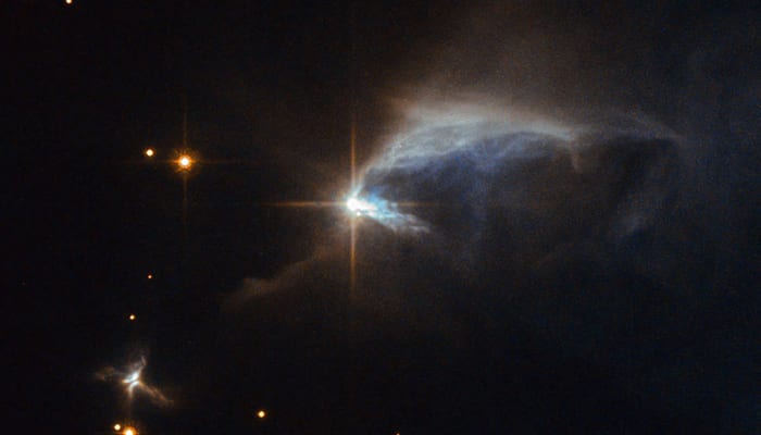 See pic - Hubble spots a diamond in the dust!