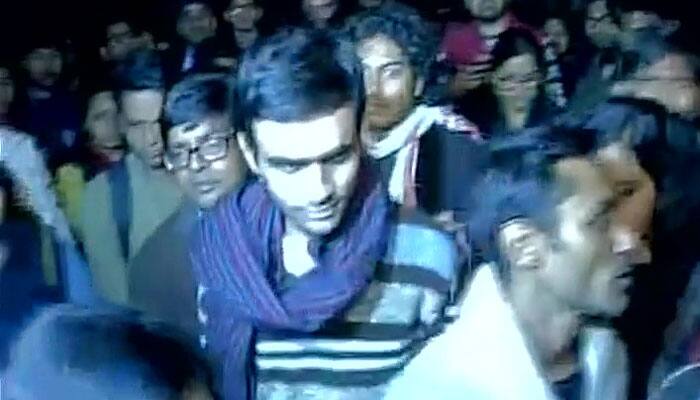 JNU row: Umar Khalid, Anirban Bhattacharya surrender to Delhi Police