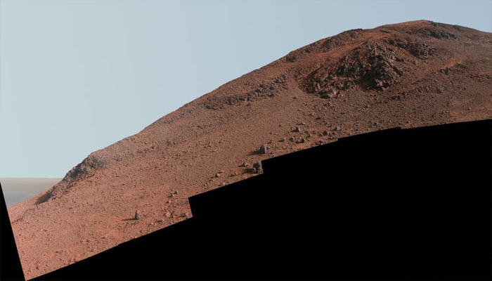 See pic: NASA&#039;s Mars rover Opportunity scales challenging terrains!