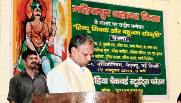 BJP MP Udit Raj embarrass​es Smriti Irani, says he attended Mahishasur festival at JNU in 2013