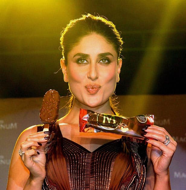 Bollywood actor Kareena Kapoor during a promotional event in Mumbai.