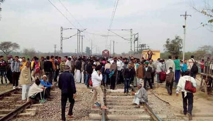 Backward classes community takes out protest march against Jat reservation in UP