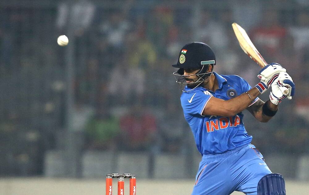 VIRAT KOHLI WAS THE HIGHEST SCORER OF THE 2014 ICC T20 TOURNAMENT. HE MANAGED 319 RUNS IN THE MEGA EVENT.