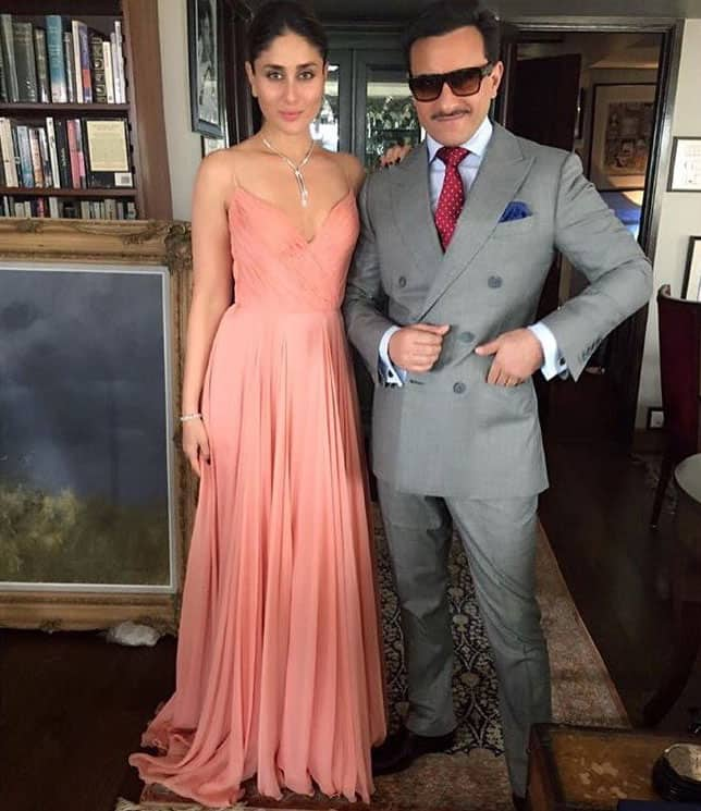 Kareena & Saif looking their stunning best for the Jaguar event pic.twitter.com/tUZ42zoOF9