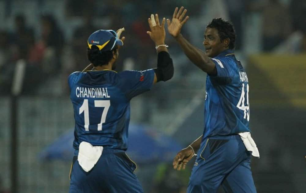 The records for most wickets in a series is with Ajantha Mendis who picked 15 wickets in 2012.