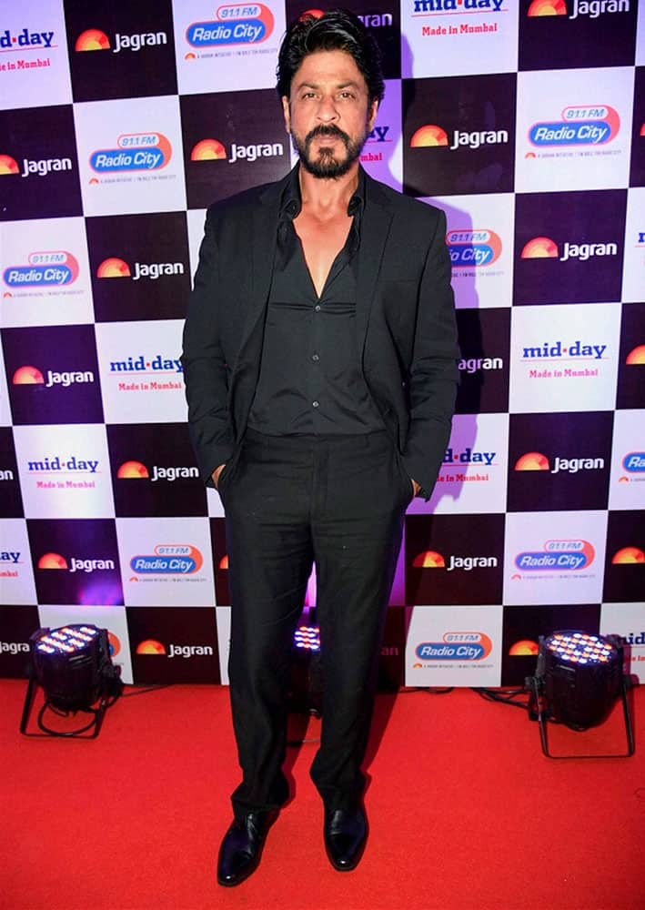 Bollywood actor Shahrukh Khan at a Jagran Prakashan event in Mumbai.