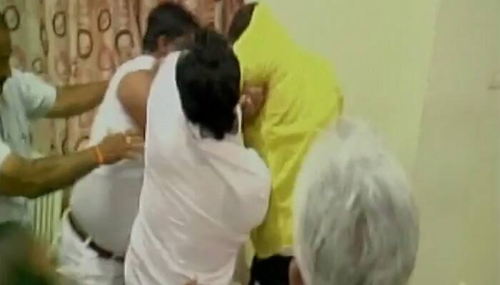 Watch: TDP councillors in ugly fight at municipal council meet